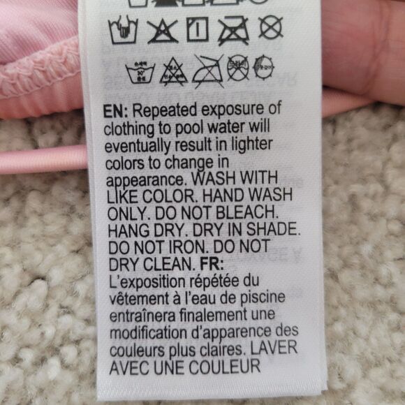 NWT Billabong A/Div Strappy Bralette Bikini Top Wild Rose Size M/10 Pink Tie Dye - Picture 9 of 9